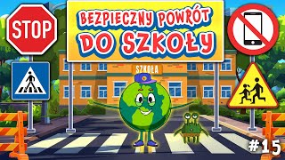 Bezpieczny Powrót Do Szkoły  Film Edukacyjny dla Dzieci  Naukowa Karuzela 15 [upl. by Aihsyak]