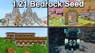 BEST New Seed for Minecraft Bedrock 121 Seeds Minecraft 121 Bedrock [upl. by Trisa]