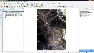 Viewing multiple composites from Landsat 8 spectral bands in QGIS [upl. by Aelem]