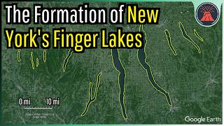 How New Yorks Finger Lakes Formed The Long amp Narrow Lakes [upl. by Enelime]