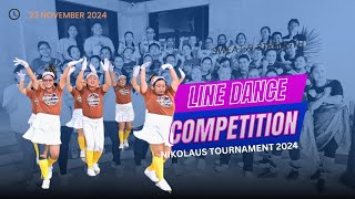 Lomba Line Dance AYAM KAKI KUNING  Nikolaus Day 2024 [upl. by Alieka]