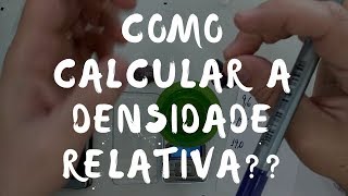 Como medir a densidade relativagravidade específica de pedras preciosas [upl. by Notsud]