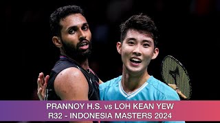 Loh Kean Yew vs Prannoy HS  Badminton 2024 [upl. by Thurmond]