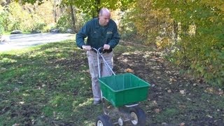 Aerating and Overseeding Your Lawn  Using an Aerovator [upl. by Aynotel]