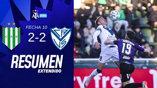 Banfield 22 Vélez  TorneoBetano  Resumen Extendido  Fecha 10 [upl. by Niki342]