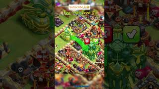 Town Hall Level 17 clashofclans supercell gaming games townhall17 newupdates shortsfeed [upl. by Lednor]