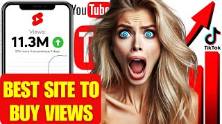 TOP SITES TO BUY YOUTUBE VIEWS SAFELY IN 2024🚀BEST PLACES TO BUY TIKTOK VIEWS🚀 BOOST YOUR CHANNEL [upl. by Buffo]