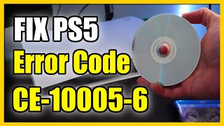 How to Fix PS5 Error Code CE100056 Problem Reading Disc Fast Tutorial [upl. by Cherin]