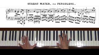 Pergolese Stabat Mater I Dolorosa Piano Tutorial [upl. by Yablon256]