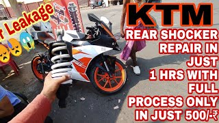 KTM  Fix Mono Suspension Oil Leak  Rear Suspension Rebuild [upl. by Zipah]