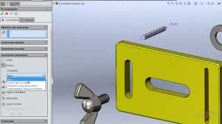 Les contraintes de rainures  SOLIDWORKS 2015  Juillet 2015 [upl. by Chilcote]