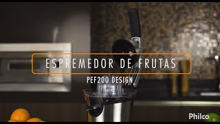 Espremedor de frutas PEF200 Design [upl. by Llohcin483]