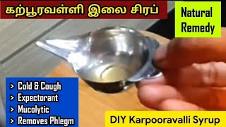 🌿 DIY Herbal Syrup for Relief from Cough amp Cold  EXPECTORANT 🫁  VEDAI CUISINE [upl. by Socrates]