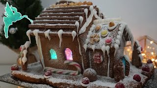 Lebkuchenhaus 20 Haus aus Lebkuchen selber machen  Lebkuchenhaus Tutorial  Kuchenfee [upl. by Faus]