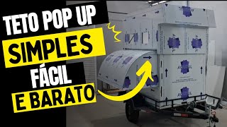 construção do mini trailer com teto pop up EP05 [upl. by Yentruoc109]