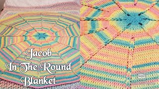 How to Crochet The Jacobs Ladder Stitch In The Round  Easy Crochet Blanket Tutorial [upl. by Eidahs]