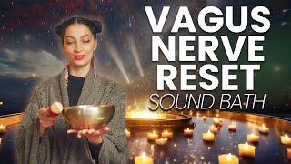 Vagus Nerve Reset to Sleep  Sound Bath Healing Meditation 10 Hours [upl. by Leasa]