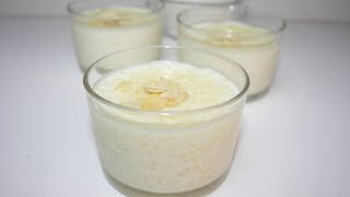 Sago pudding Tapioca pudding recipe  3 ingredients pudding [upl. by Aonian]