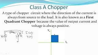 Classes of DC chopper [upl. by Eenad]