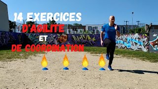 14 EXERCICES DAGILITÉ ET DE COORDINATION 🔥🔥🔥 [upl. by Idaline]