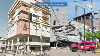 El antes y el después a un año del terremoto [upl. by Hametaf]