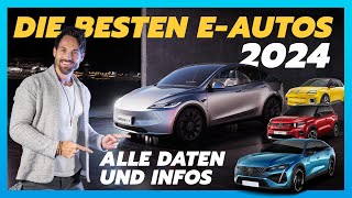 Die BESTEN EAUTOS 2024  alle DATEN und PREISE [upl. by Etnoled]