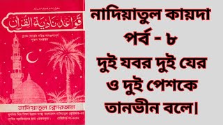 নাদিয়াতুল কুরআন কায়দা পর্ব৮ তানভীনের পরিচয় আরাবিক কোরআন শিক্ষা কোর্স Bangla Quran Shikkha [upl. by Yekcir34]