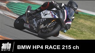 BMW HP4 RACE 215 ch Essai POV avec Kenny Foray [upl. by Enaasiali505]