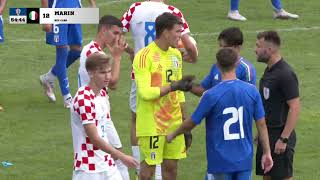 HRVATSKA U19 vs ITALIJA U19 22 prijateljska utakmica [upl. by Neelrihs]