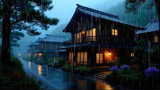 Heavy Rain Covers the Night  Sleep Soundly With the Sound of Heavy Rain Outside the House asmr [upl. by Reeher]