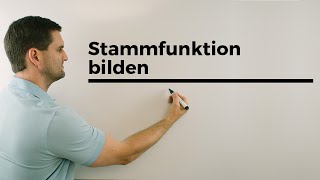 Stammfunktion bilden Integrationsverfahren Integrieren AufleitenÜbersicht  Mathe by Daniel Jung [upl. by Arehs]