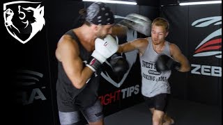 YouTuber vs Pro Boxer Shane Fazen Sparring Chris Algieri [upl. by Eeruhs]