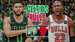 NBA 2K25 1996 BULLS vs 2024 CELTICS  PS5 PRO GAMEPLAY 4K UHD [upl. by Etteniotnna]