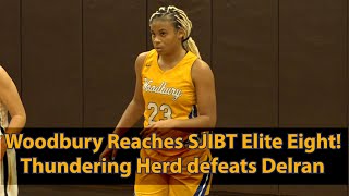 Woodbury 68 Delran 47  Girls Basketball  SJIBT Sweet 16  Alexis Davis 22 points  16 rebounds [upl. by Raddy487]