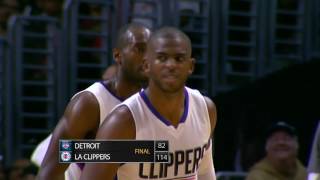 Detroit Pistons at Los Angeles Clippers November 7 2016 [upl. by Nelad495]