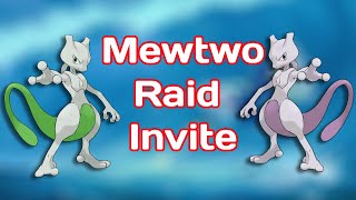 Limited time Mewtwo raid invite Pokemon Go pokemon pokemongo clu [upl. by Nagaek832]