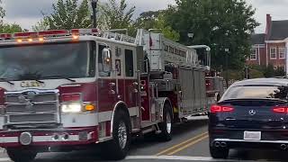 9624  Cary Fire  Ladder 3 [upl. by Mairym]