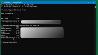 How to Get Computer SID using Command Prompt [upl. by Atiuqam]