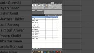 How to Separate First Name and Last Name in Excel  Divide Full Names into Last Names and First Name [upl. by Arehahs406]