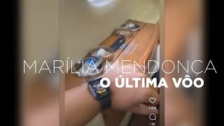 O ÚLTIMO VÔO  de Marília Mendonça  dentro do avião imagens de seu celular [upl. by Wilber]