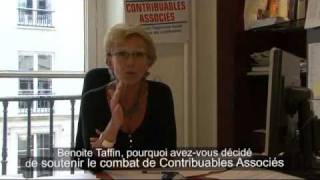 Benoite Taffin Pourquoi avezvous décidé de soutenir le combat de Contribuables Associés [upl. by Ayo]