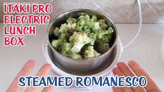 Itaki Pro Electric Lunch Box  Steamed Romanesco [upl. by Lac]