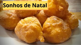 Sonhos Gigantes de Natal Receita Portuguesa [upl. by Aimerej]