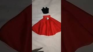 Top frock ka cutting ll frock design 🙂 and simple frockshortvideo viralshort [upl. by Nomla]