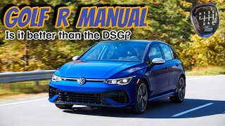 2023 Golf R Manual Review  DSG or MANUAL  We pick a WINNER [upl. by Bailar]