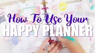 How To Use Your Happy Planner  A Beginners Guide [upl. by Ezmeralda]