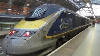 Eurostar Class 373 TGV TMST e300 Ride London St Pancras International to Lille Europe  060917 [upl. by Danziger165]