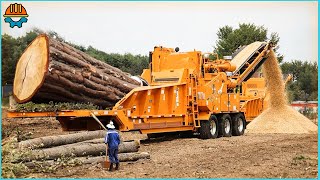 30 Dangerous Fastest Wood Chipper Machines Working and Extreme Powerful Tree Shredder Machines [upl. by Ylrebmic]