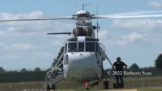 Sikorsky S61N Sea king Departing Orange Airport 18 November 2022 [upl. by Ellehcan803]