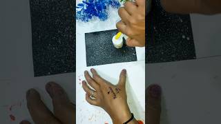 painting with toothbrush spray shortvideo shorts toothbrush spraypaint hacks ideas creative [upl. by Aibsel184]